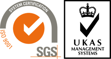 ISO 9001 · SGS / UKAS · Certificado PY21/00396