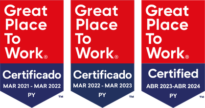 Great Place to Work® · Certificada 2021-2022 · 2022-2023 · 2023-2024