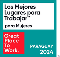 Mejores Lugares para Trabajar™ · Paraguay 2024 · para Mujeres